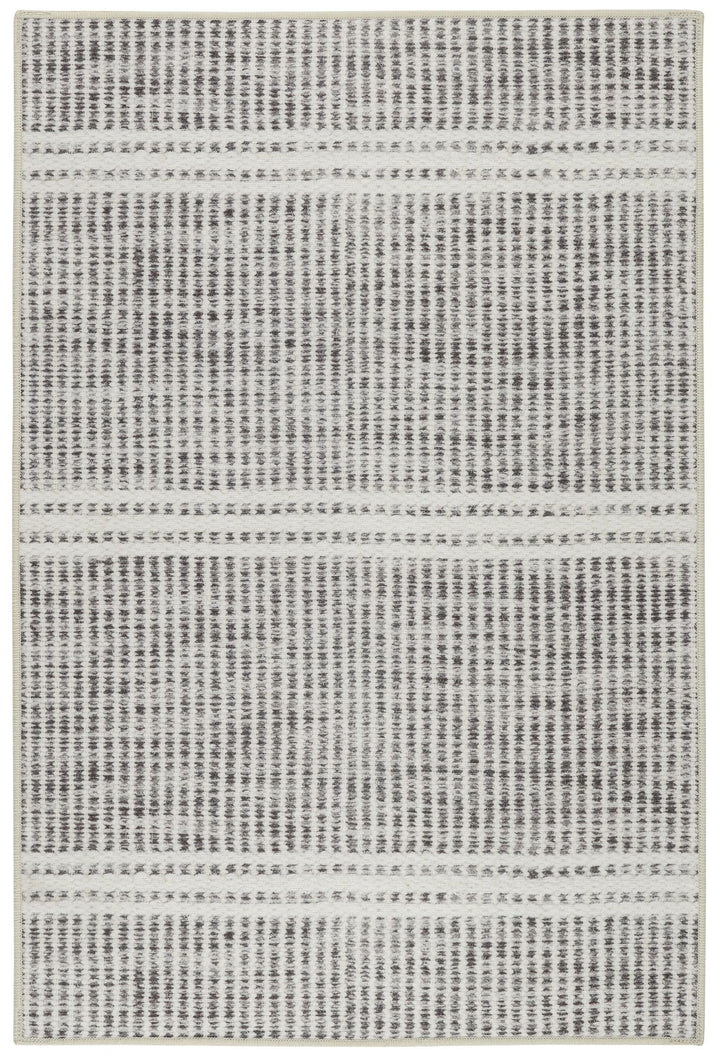 Malta Grey Machine Washable Rug Rug By Annie Selke