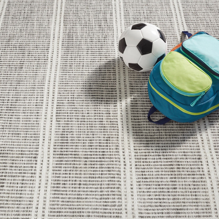 Malta Grey Machine Washable Rug Rug By Annie Selke