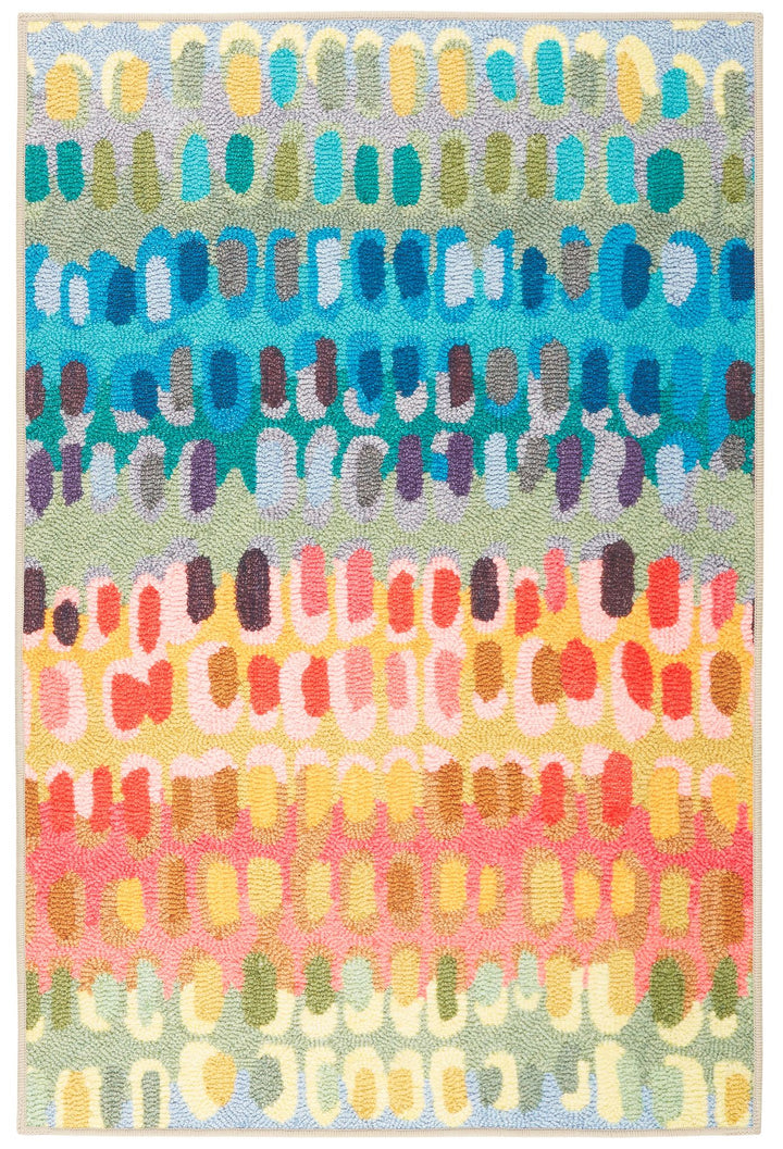 Paint Chip Multi Machine Washable Rug Rug By Annie Selke