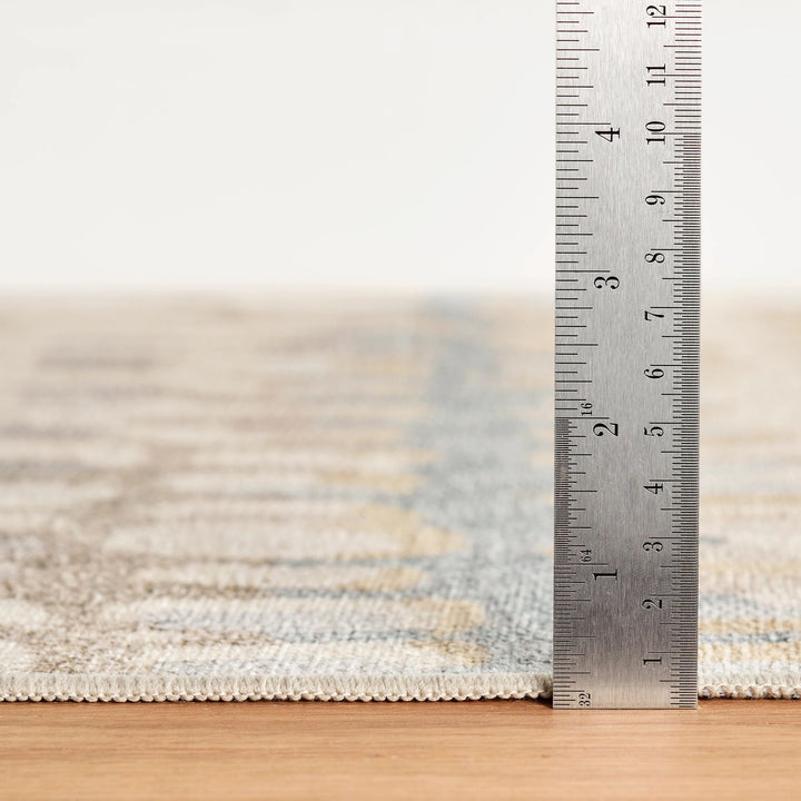 Paint Chip Natural Machine Washable Rug Rug By Annie Selke