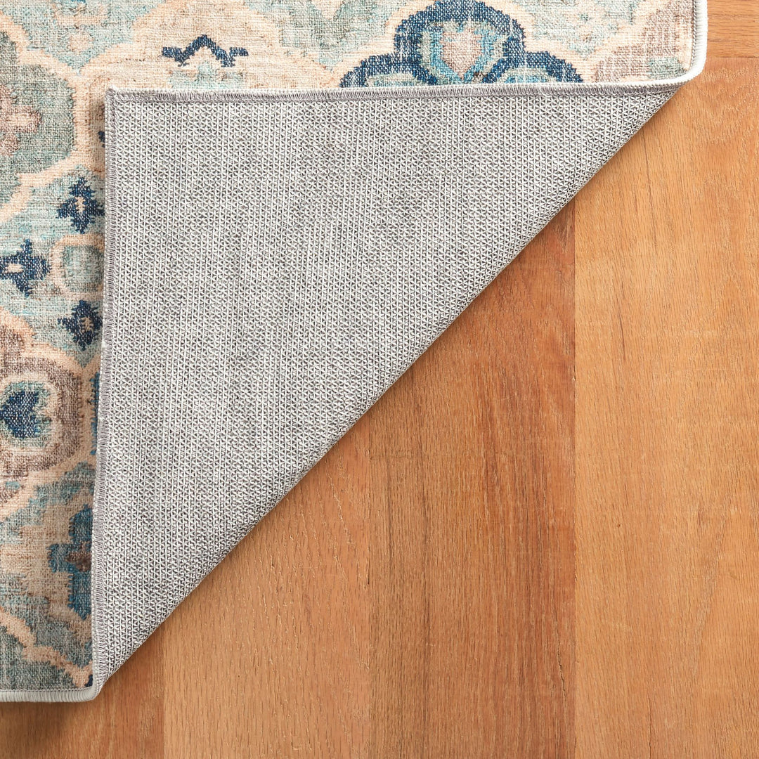 Pali Blue Machine Washable Rug Rug By Annie Selke