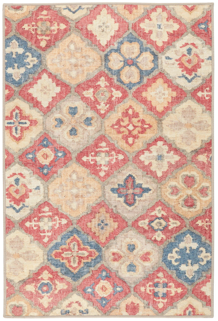 Pali Multi Machine Washable Rug Rug By Annie Selke