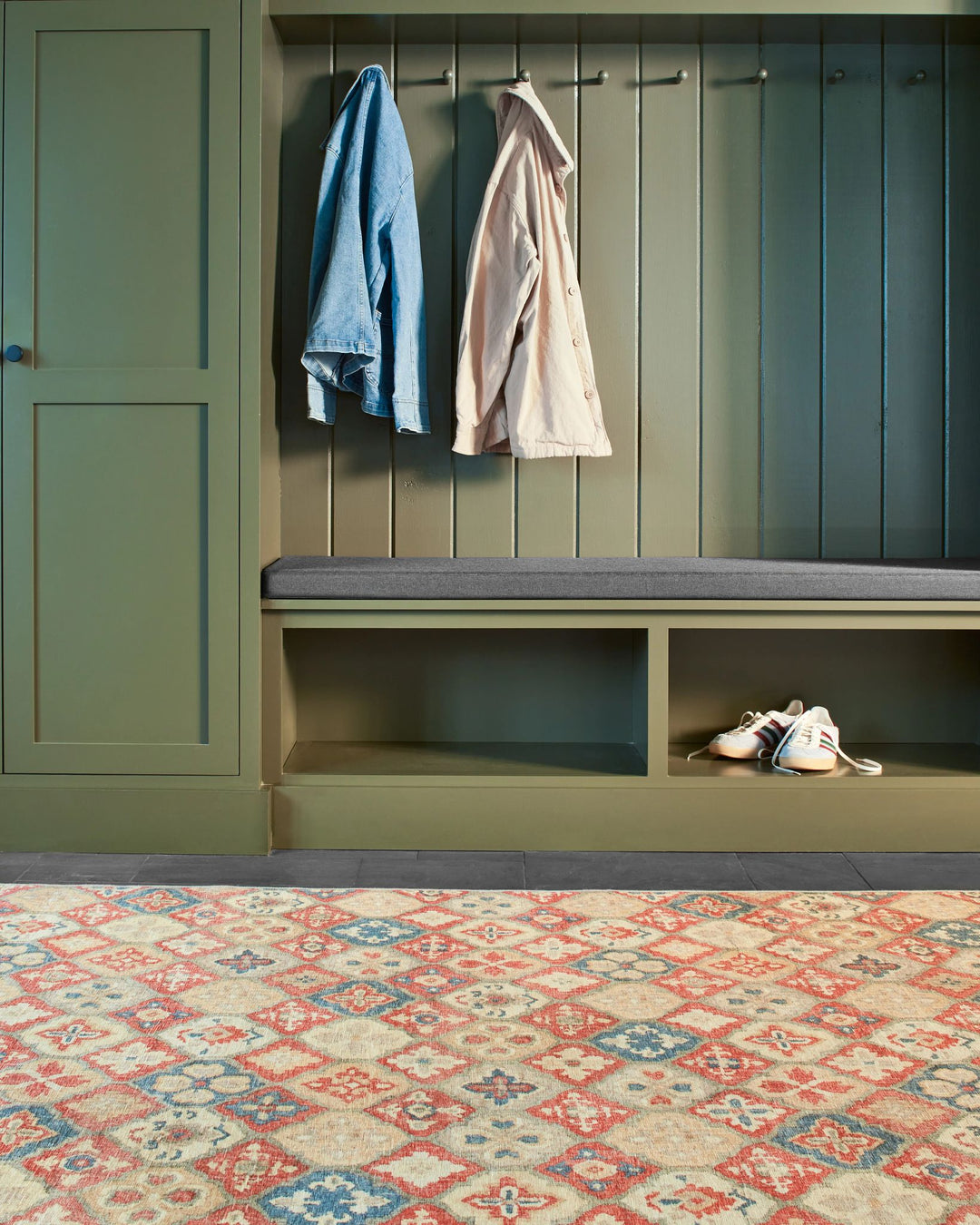 Pali Multi Machine Washable Rug Rug By Annie Selke