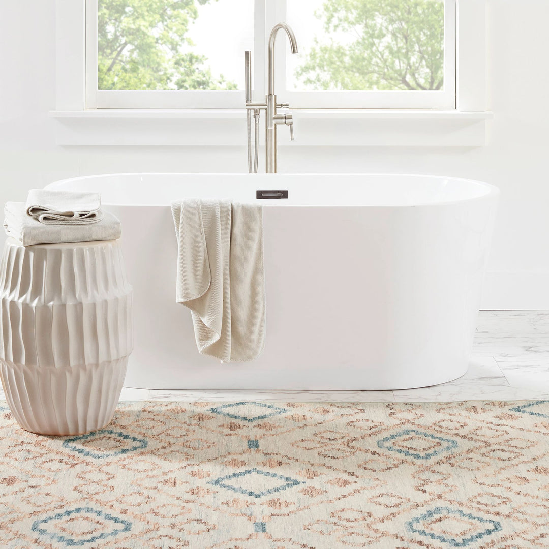 Jelly Roll Sky Machine Washable Rug Rug By Annie Selke