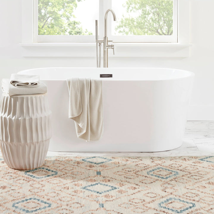 Jelly Roll Sky Machine Washable Rug Rug By Annie Selke