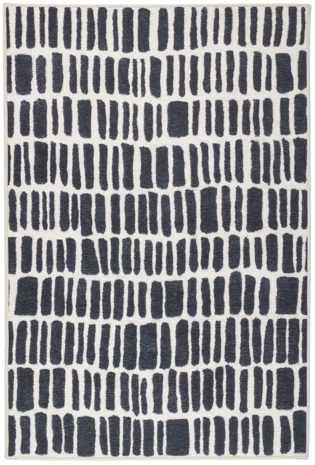 Roark Charcoal Machine Washable Rug Rug By Annie Selke