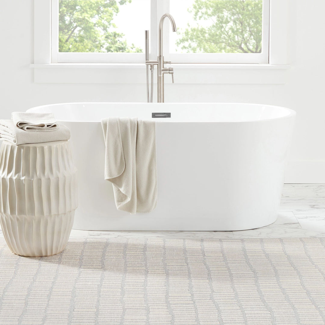 Roark Ivory Machine Washable Rug Rug By Annie Selke