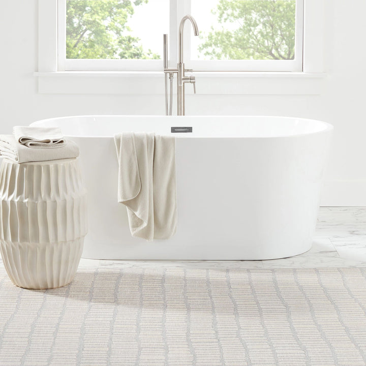 Roark Ivory Machine Washable Rug Rug By Annie Selke