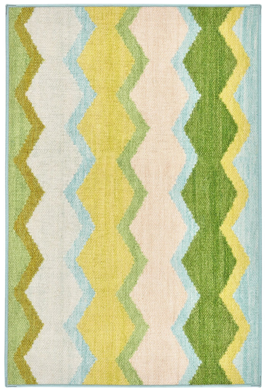 Safety Net Green Machine Washable Rug Rug By Annie Selke