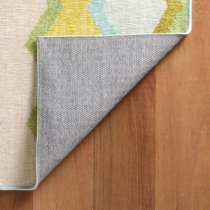 Safety Net Green Machine Washable Rug Rug By Annie Selke