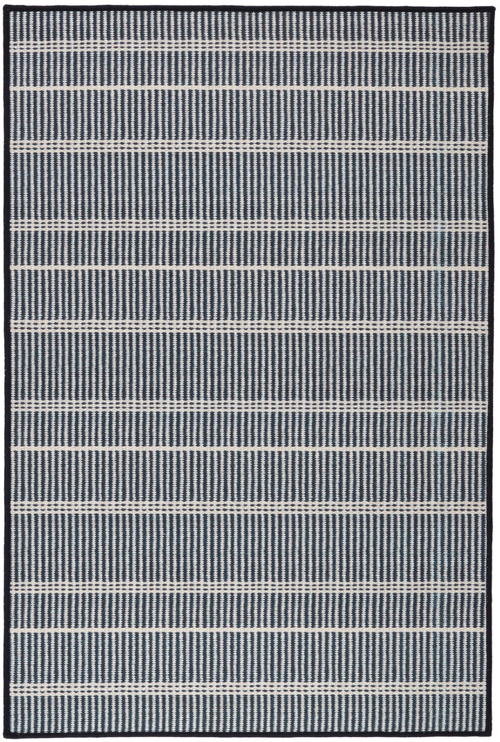 Samson Black Machine Washable Rug Rug By Annie Selke