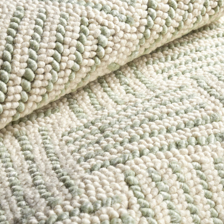 Layers Desert Sage Hand Hooked Wool Rug Rug By Annie Selke