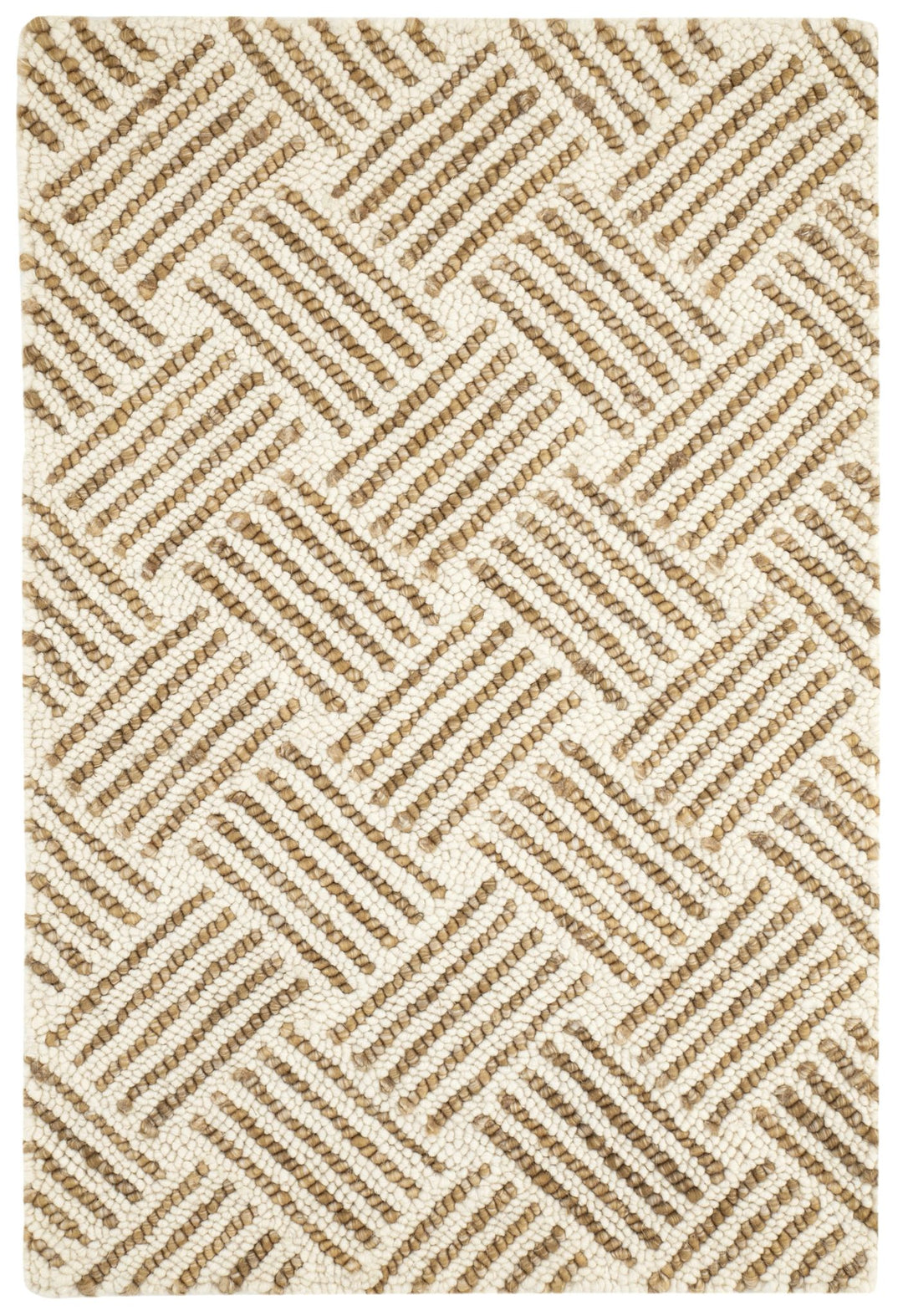 Layers Ochre Hand Hooked Wool Rug Rug By Annie Selke