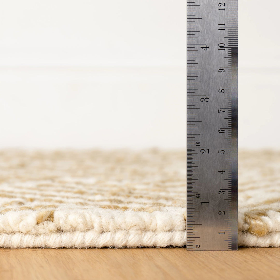 Layers Ochre Hand Hooked Wool Rug Rug By Annie Selke