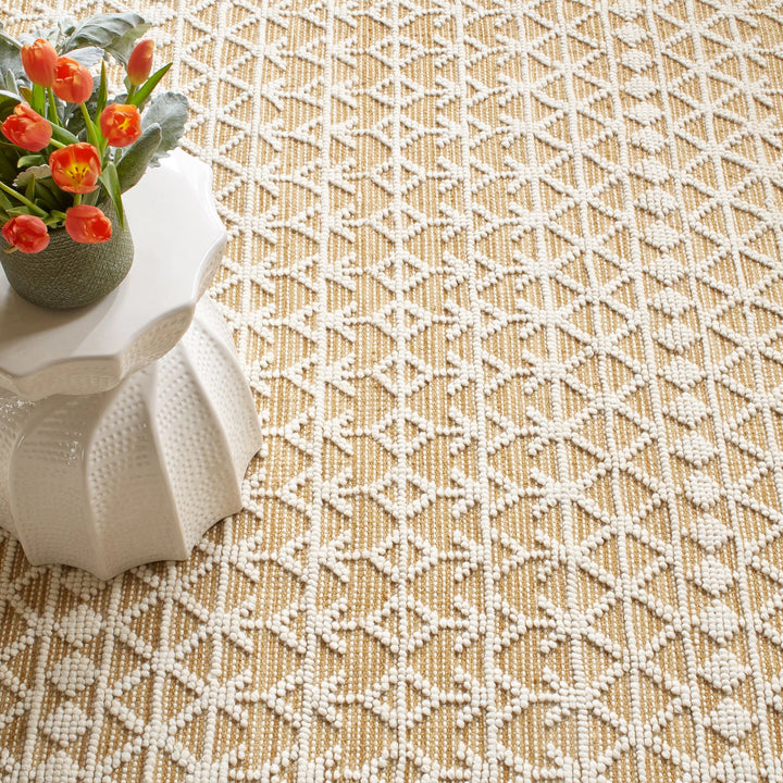 Pembrook Ochre Handwoven Wool Rug Rug By Annie Selke