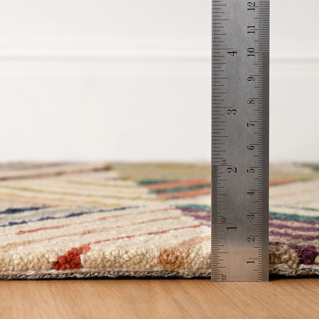 Potter Multi Hand Micro Hooked Wool Rug Rug By Annie Selke