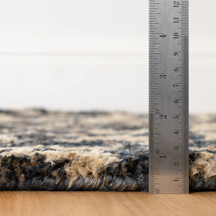 Stormi Indigo Hand Knotted Jute Rug Rug By Annie Selke