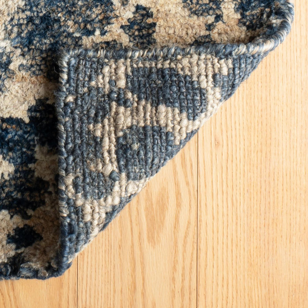 Stormi Indigo Hand Knotted Jute Rug Rug By Annie Selke