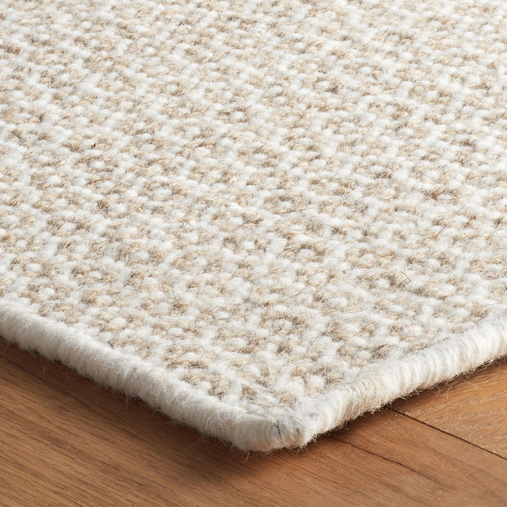 Honeycomb Natural Handwoven Wool Rug Rug By Annie Selke