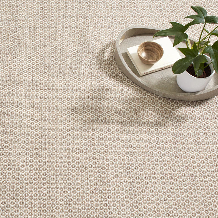 Honeycomb Natural Handwoven Wool Rug Rug By Annie Selke