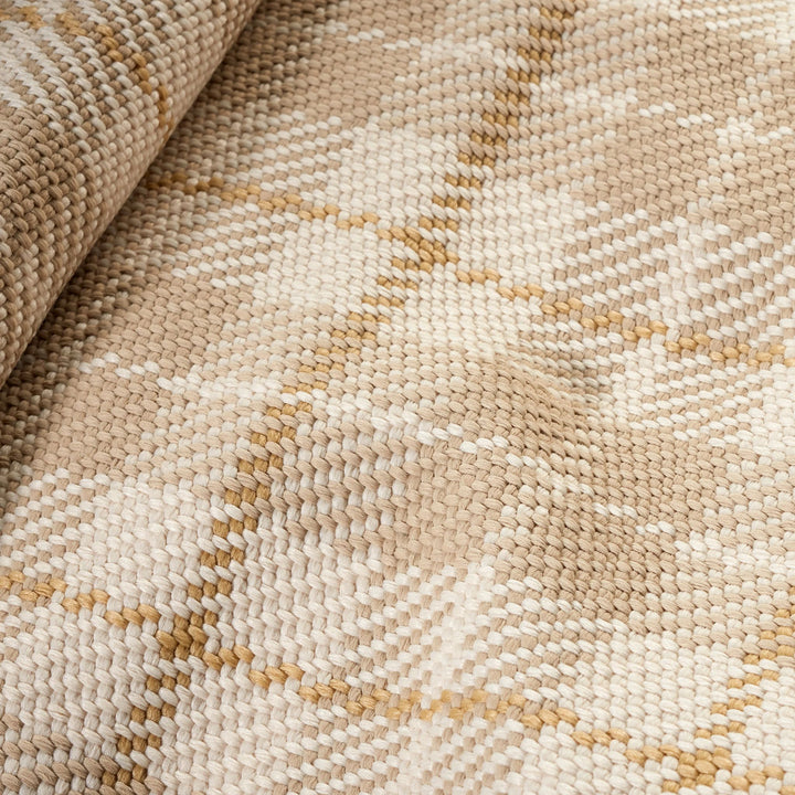 Lakeville Plaid Khaki Handwoven Indoor/Outdoor Rug Rug By Annie Selke