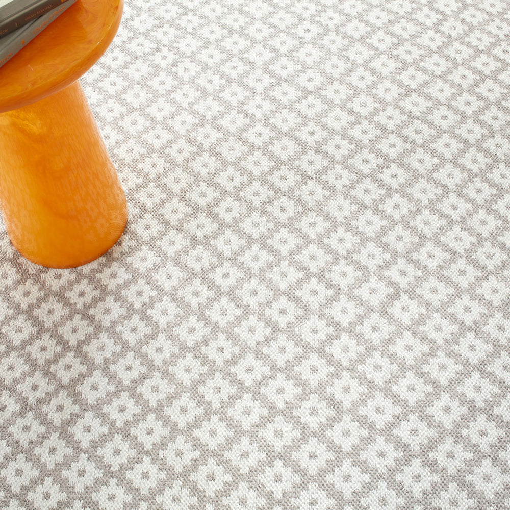 Samode Grey Handwoven Indoor/Outdoor Rug Rug By Annie Selke