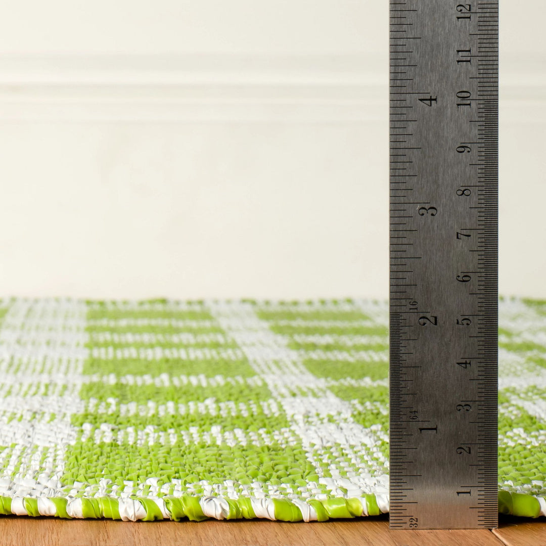 Tattersall Sprout Handwoven Indoor/Outdoor Rug Rug By Annie Selke