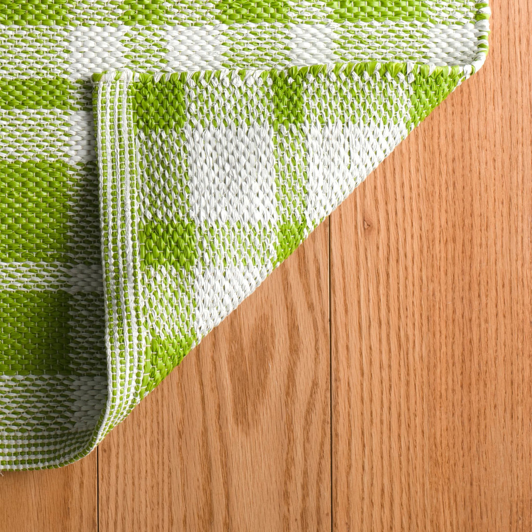 Tattersall Sprout Handwoven Indoor/Outdoor Rug Rug By Annie Selke