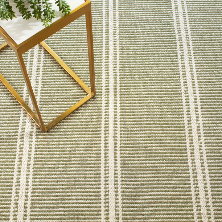 Malta Sage Handwoven Wool Rug Rug By Annie Selke