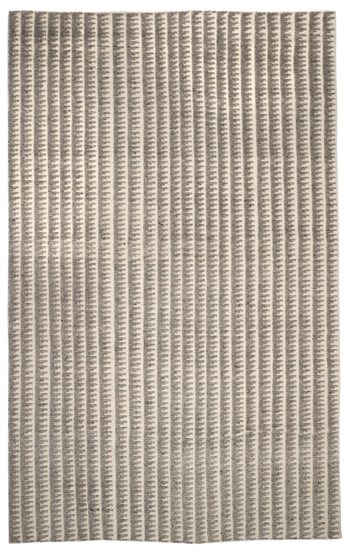 Whitby Grey Hand Knotted Wool Rug Rug By Annie Selke