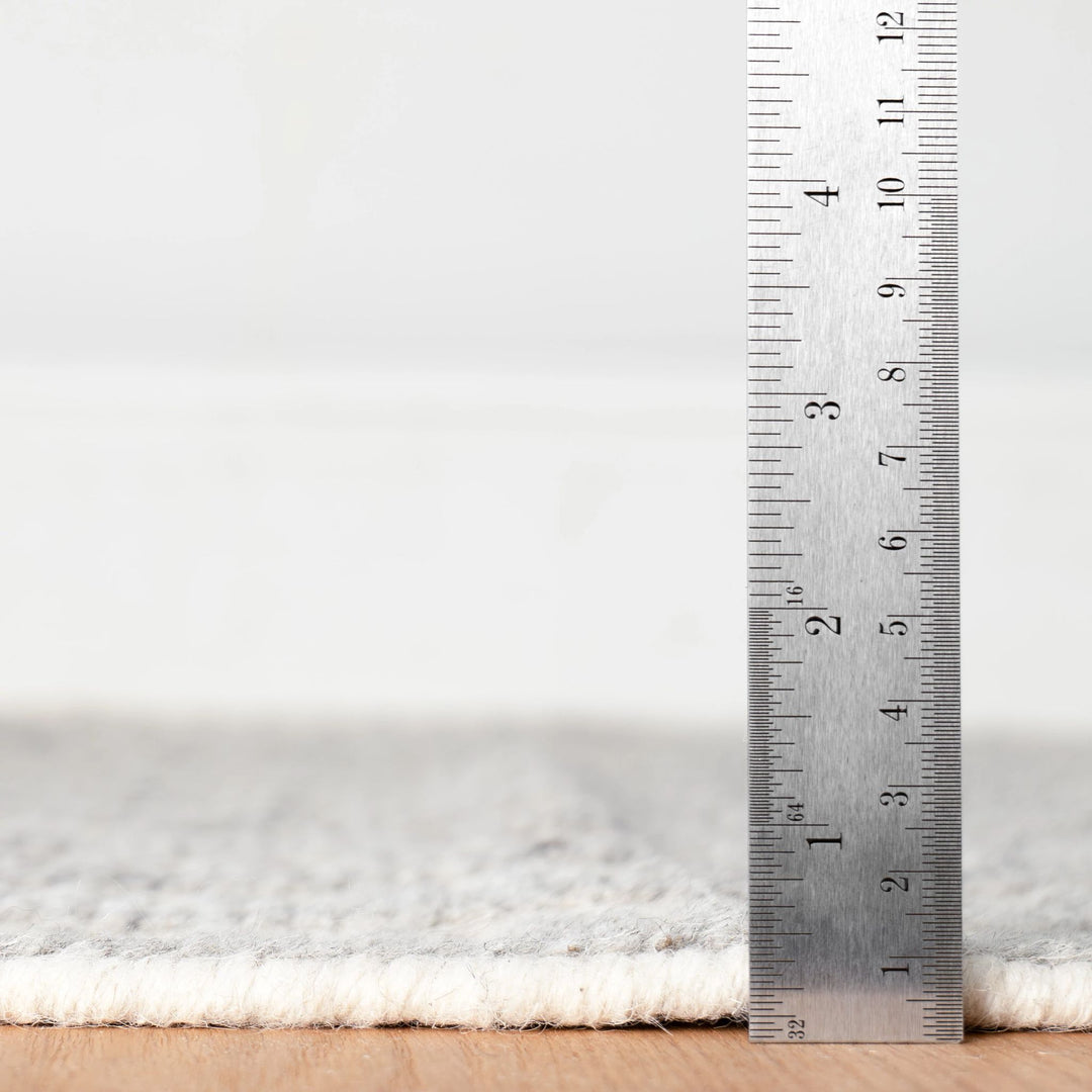 Whitby Grey Hand Knotted Wool Rug Rug By Annie Selke