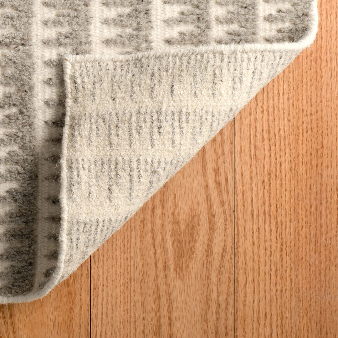 Whitby Grey Hand Knotted Wool Rug Rug By Annie Selke