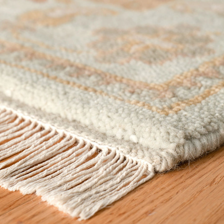 Kendra Sky Hand Knotted Wool Rug Rug By Annie Selke
