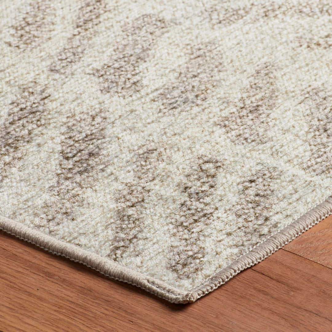 Rowley Grey Machine Washable Rug Rug By Annie Selke