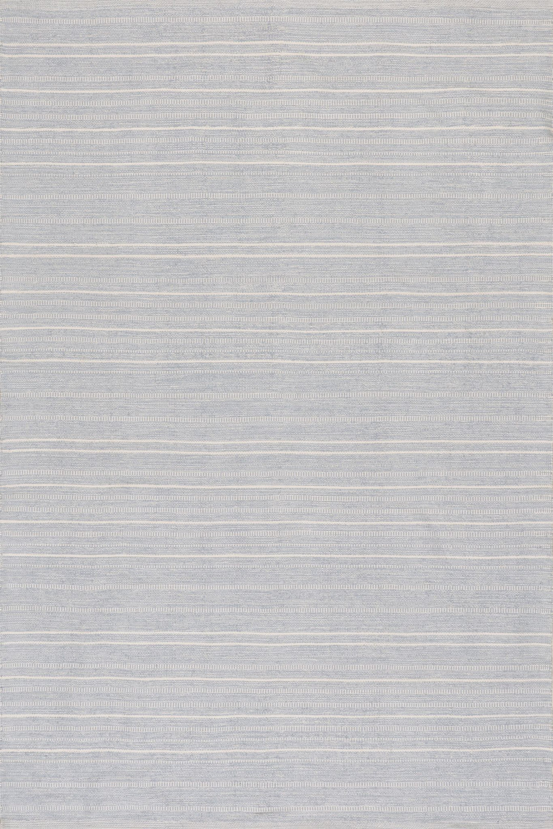 Skipper Stripe Swedish Blue Handwoven Indoor/Outdoor Rug Rug By Annie Selke