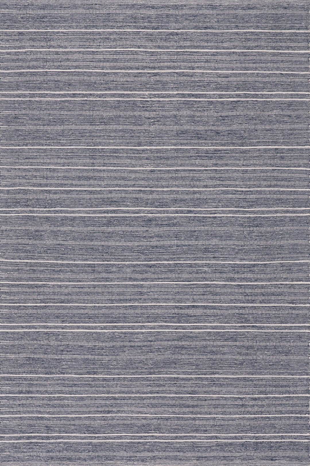 Skipper Stripe Navy Handwoven Indoor/Outdoor Rug Rug By Annie Selke