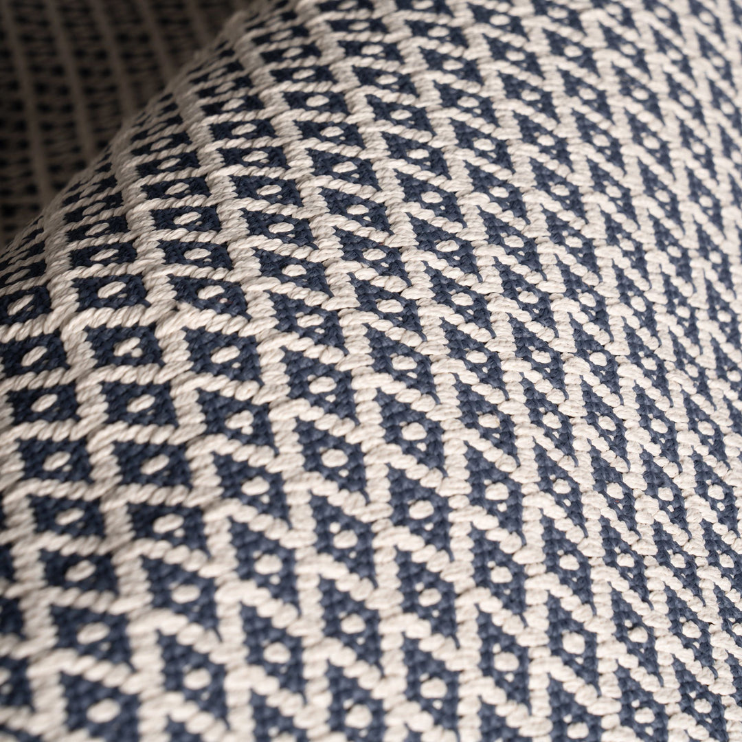 Riviera Navy Handwoven Indoor/Outdoor Rug Rug By Annie Selke