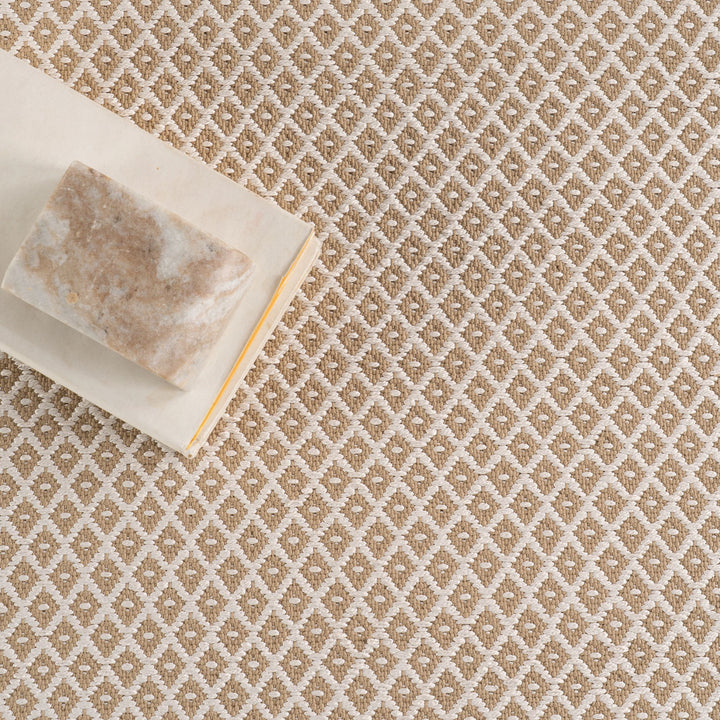 Riviera Khaki Handwoven Indoor/Outdoor Rug Rug By Annie Selke