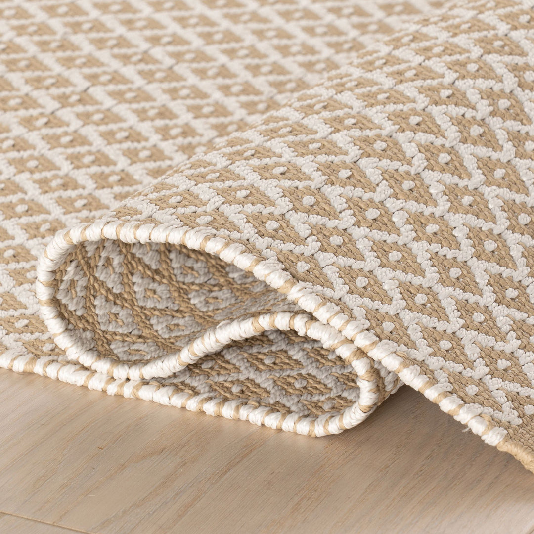 Riviera Khaki Handwoven Indoor/Outdoor Rug Rug By Annie Selke