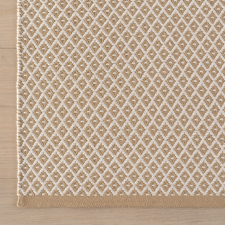 Riviera Khaki Handwoven Indoor/Outdoor Rug Rug By Annie Selke
