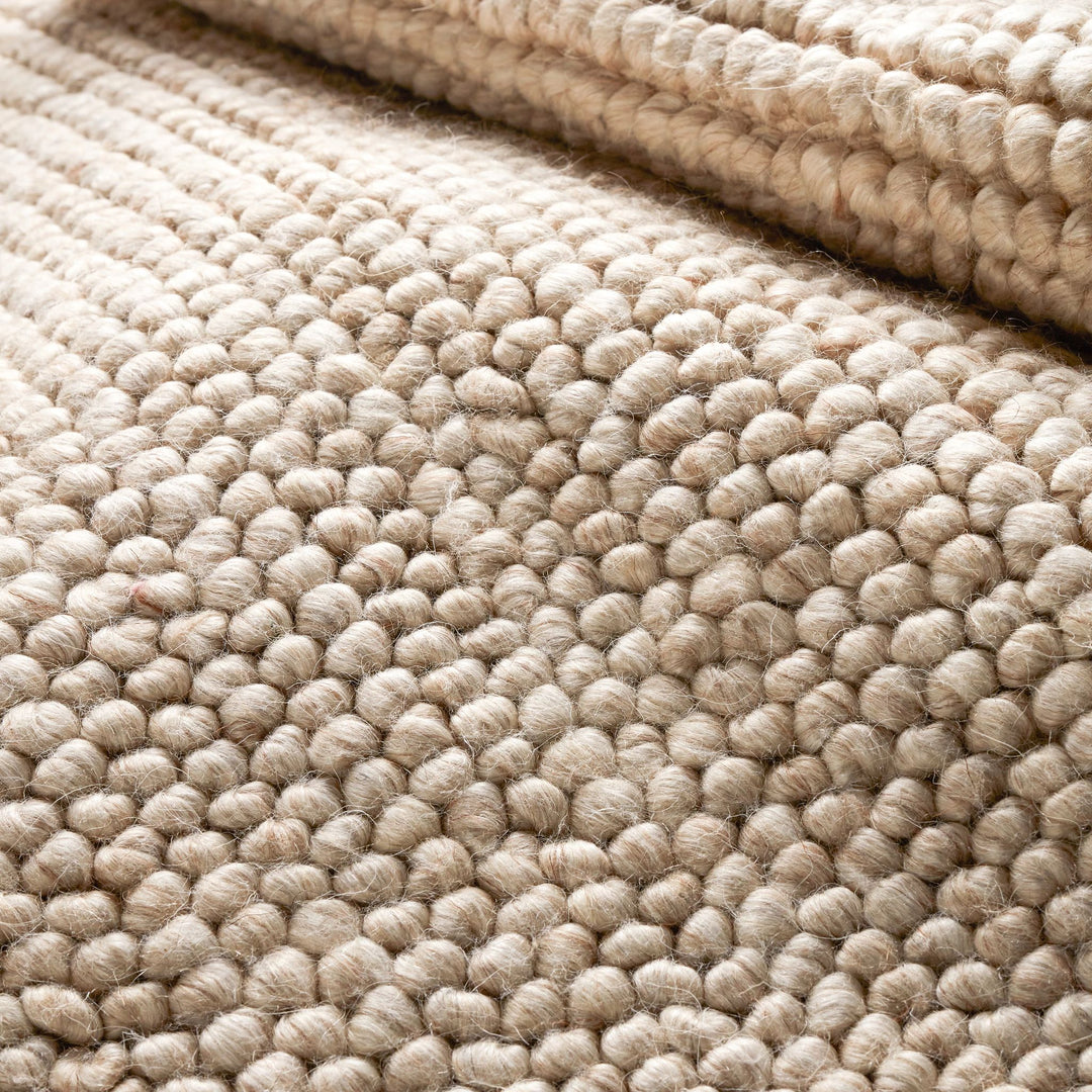 Niels Latte Handwoven Wool/Viscose Rug Rug By Annie Selke
