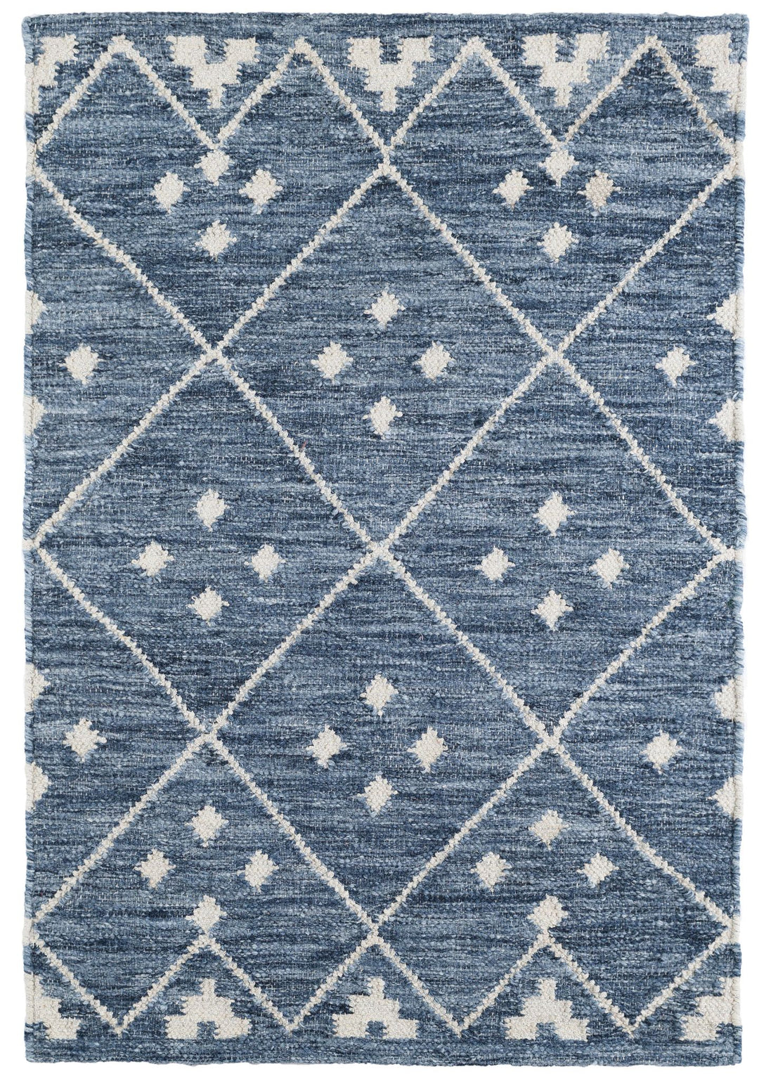 Kota Indigo Handwoven Wool Rug Rug By Annie Selke
