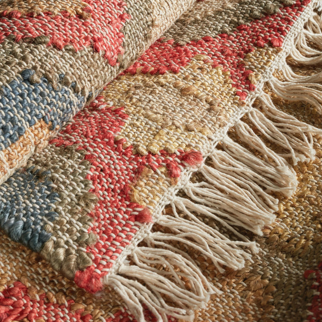 Pali Multi Handwoven Jute Rug Rug By Annie Selke