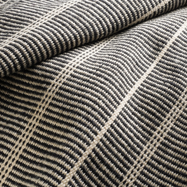 Samson Black Handwoven Indoor/Outdoor Rug Rug By Annie Selke