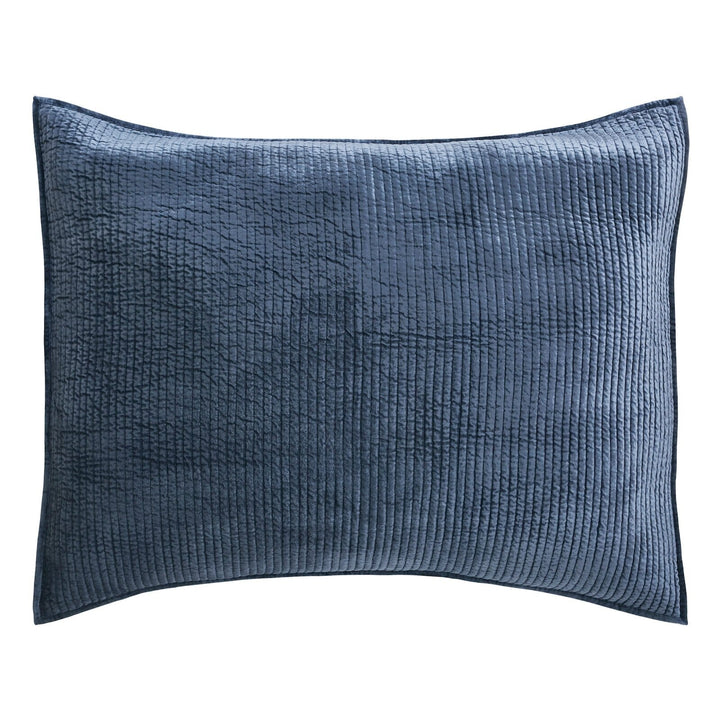 Spencer Channel Stitch Velvet Sham Sham By Orchids Lux Home