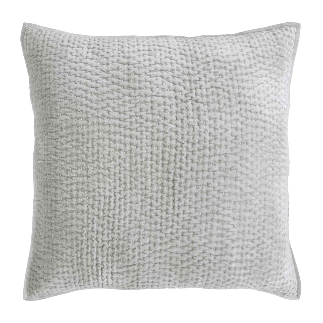 Laguna Pick Stitch Velvet Sham Sham By Orchids Lux Home