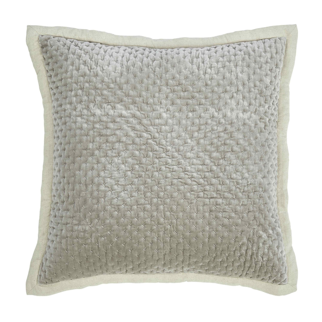 Maui Cross Stitch Velvet Sham Sham By Orchids Lux Home