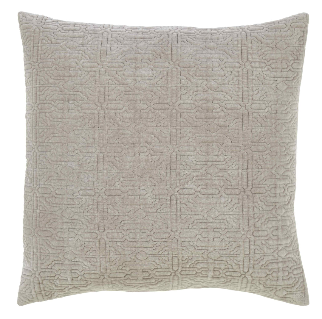 Duke Geometric Cotton Velvet Sham Sham By Orchids Lux Home