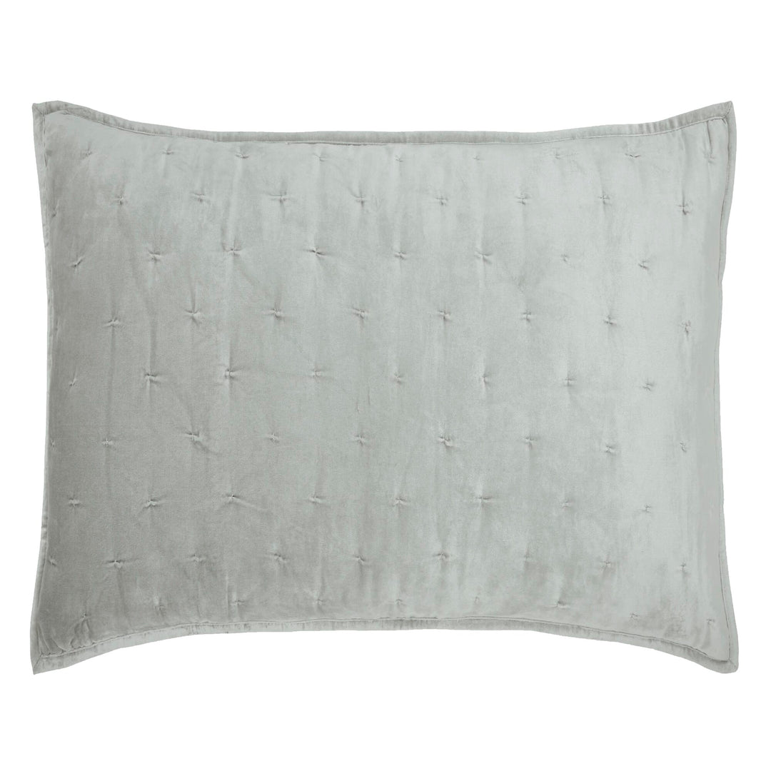 Luna Hand Pinched Velvet Sham Sham By Orchids Lux Home