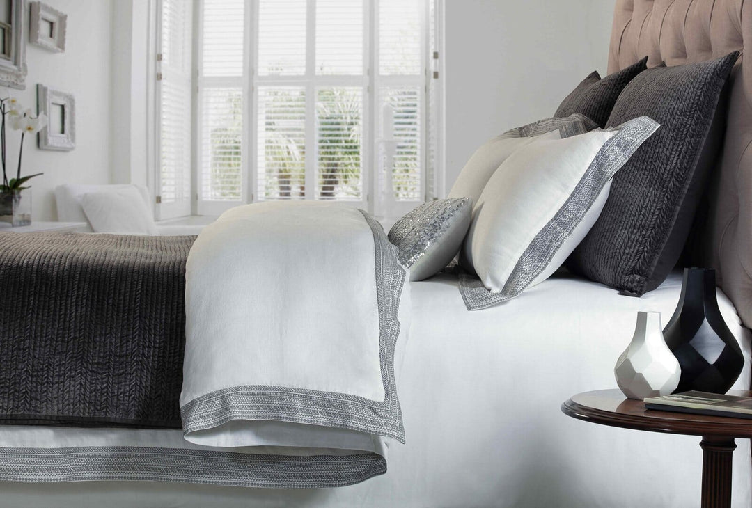 Parker European Linen Duvet Cover Duvet Covers By Orchids Lux Home